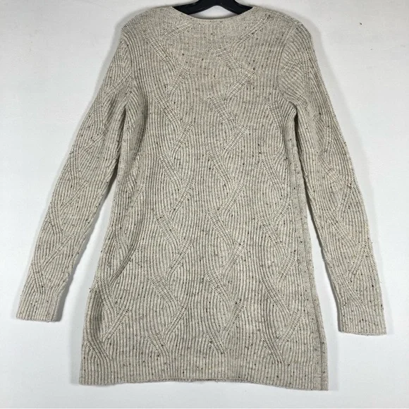 J. Jill Womens Sweater Pullover Beige Long Sleeve Relaxed Round Neck Knit XS - Picture 5 of 15